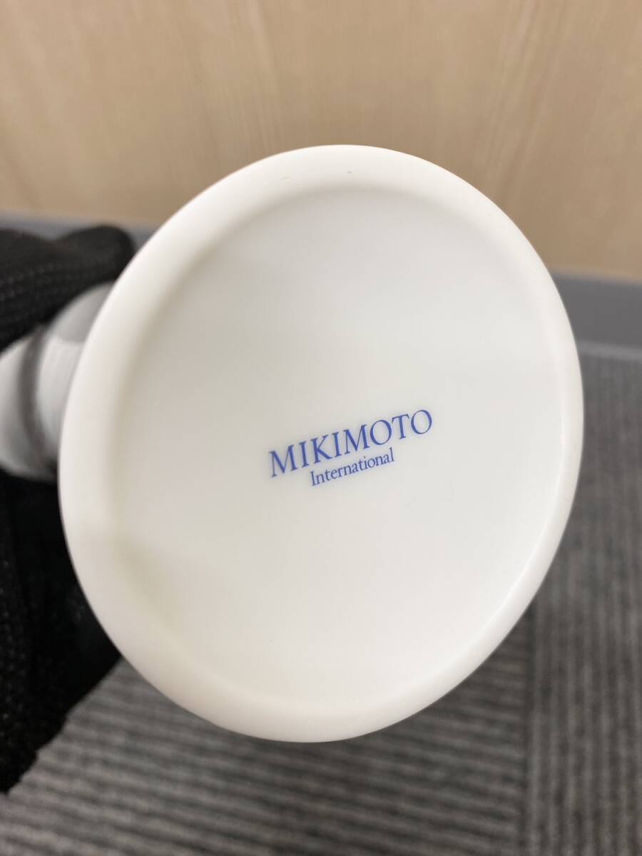 5970　MIKIMOTO　ミキモト　花瓶　陶器　インテリア　小物　白　インテリア小物_画像4