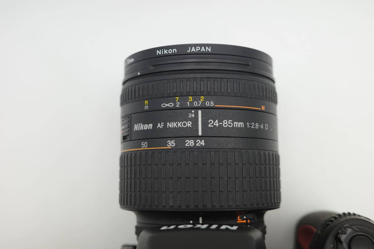 Nikon F100 ニコン 一眼レフ オートフォーカス フィルムカメラ レンズ AF NIKKOR 24-85mm 1:2.8-4 D 現状品 ◆7039の画像8