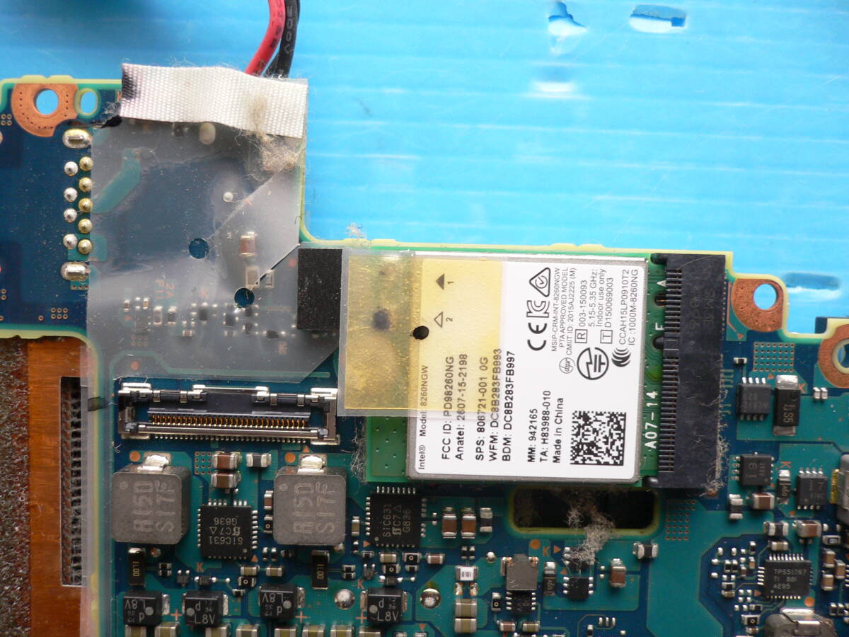 【8GB モデル】Panasonic CF-SZ5 i5-6300U 2.40GHz マザーボード☆オンボードメモリ 8GB ★M.2 SSDモデル ☆無線LAN付属【送料 185円】の画像2