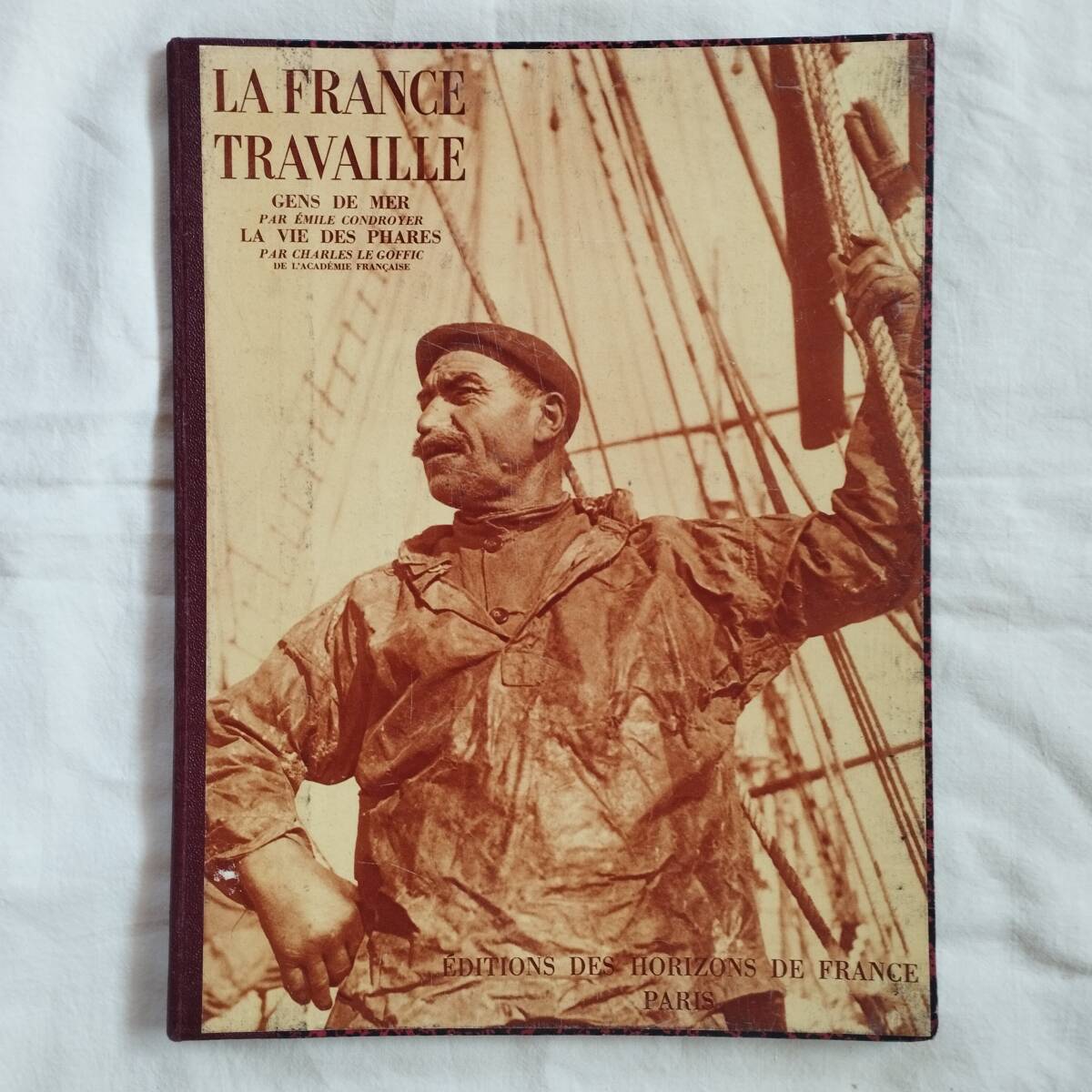 LA FRANCE TRAVAILLE no. 4 шт GENS DE MER, LA VIE DES PHARES( судно езда, лампа шт. .) евро Vintage Work одежда античный старинная книга старая книга 