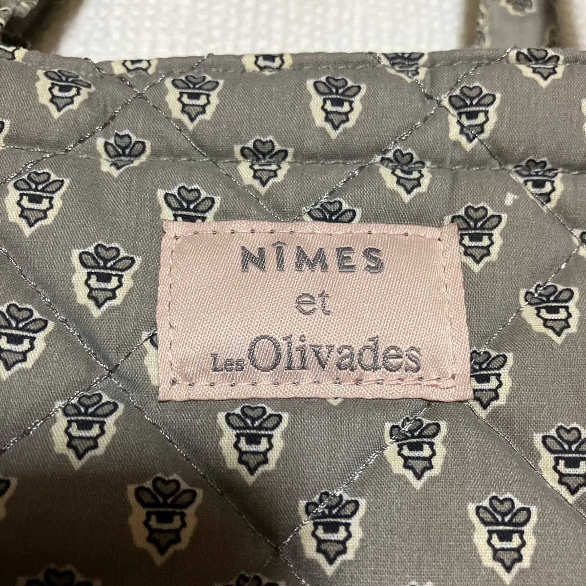 新品未使用 Nmes × Les Olivades トートバッグ リンネル 付録 グレー ピンク ニーム 