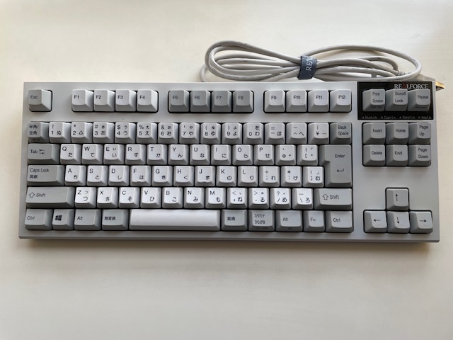 東プレ　R2TLS-JPV-IV/AHAZ02　有線　中古　テンキーレスキーボード　【送料無料】
