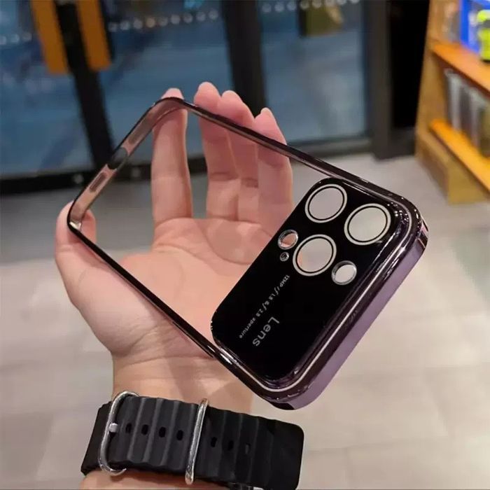iphone11proケース カーバー TPU　指紋防止耐衝撃ブラック1