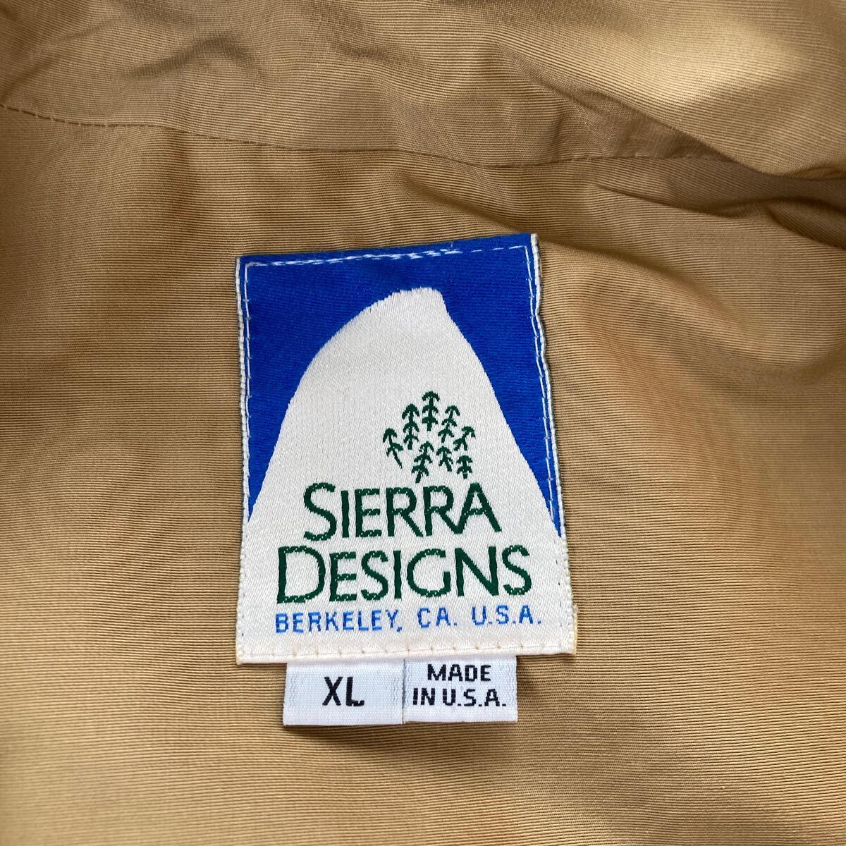 シエラデザイン シェラデザイン　SIERRA DESIGNS 6040 マウンテンパーカXL MOUNTAIN PARKA ネイビーMADE IN USA アメリカ製大倉スポーツ_画像2