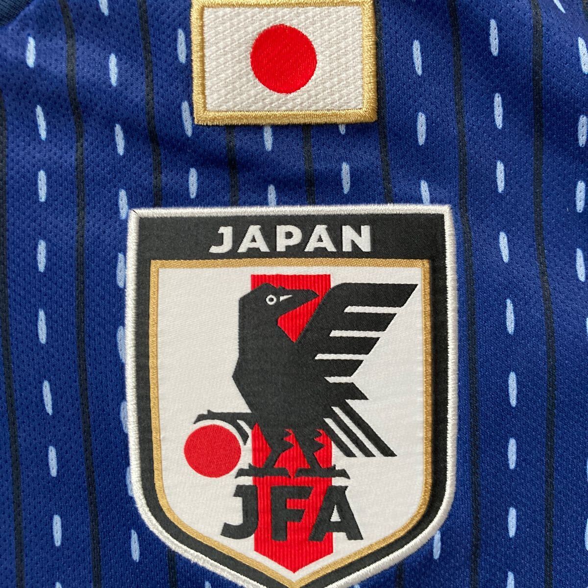 サッカー日本代表 ユニフォーム 2018〜2019古着サイズL背番号10 KAGAWAの画像3