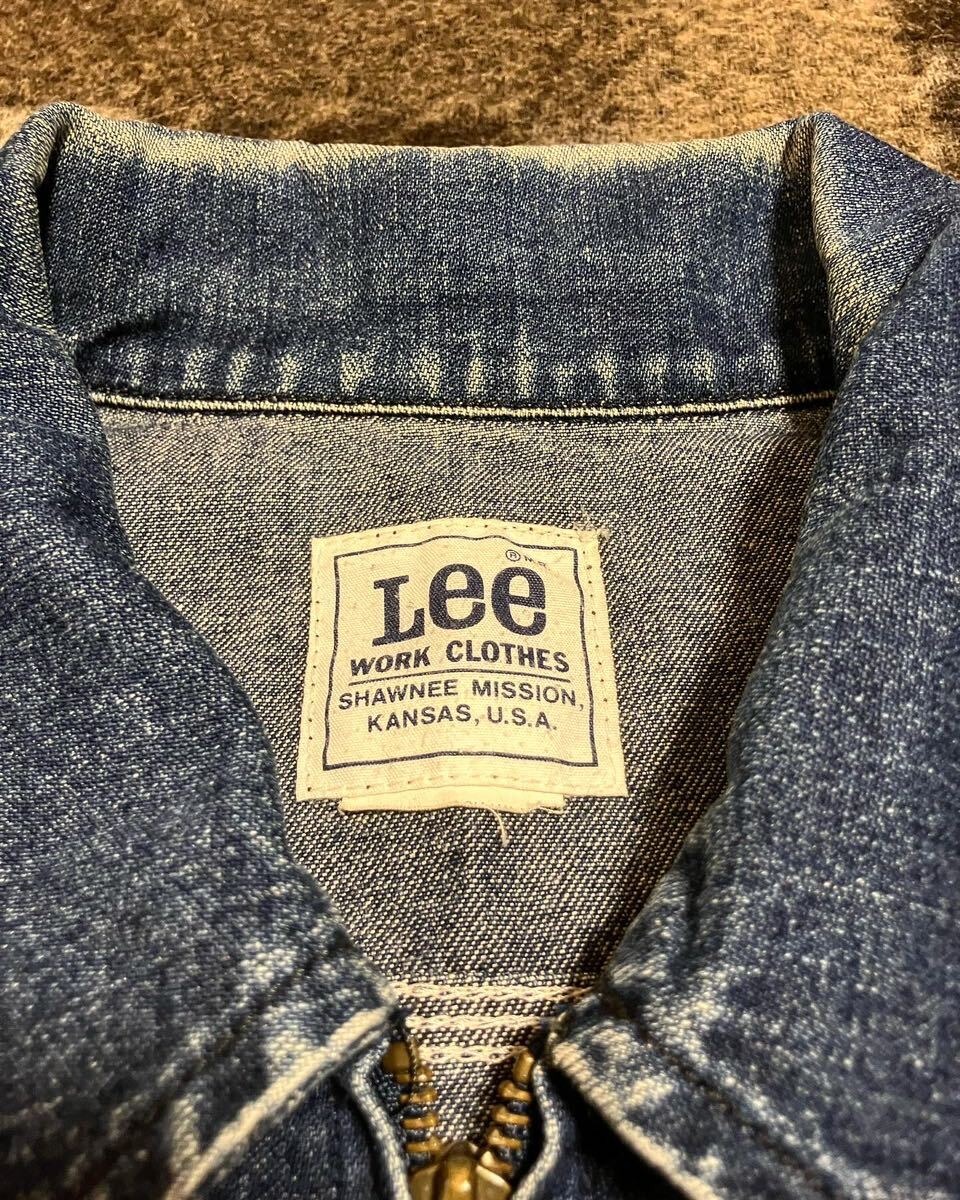 送料込 ヴィンテージ VINTAGE LEE 91-B 70s 80s 90s リー レプリカ ブランケット Gジャン ストームライダー ブルゾン ストアブランドの画像6