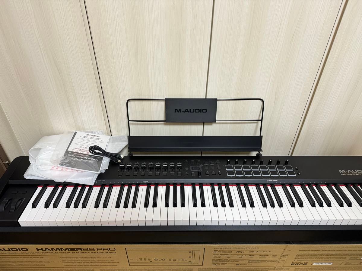 M-AUDIO エムオーディオ Hammer88 Pro 88鍵盤 ハンマーアクション アフタータッチ MIDIキーボード