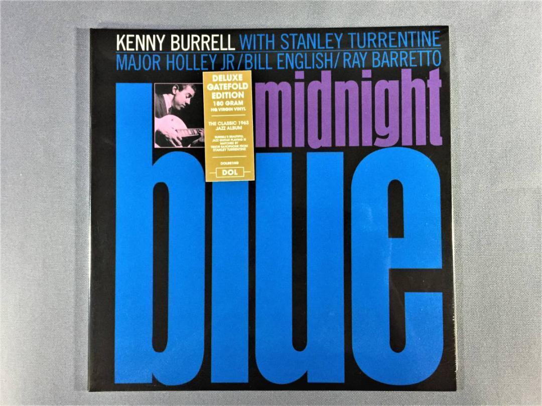 未開封 豪華見開きジャケ 美品 UK盤 高音質180g重量盤 ケニー・バレル Kenny Burrell Midnight Blue 1LP レコード アナログ の画像8