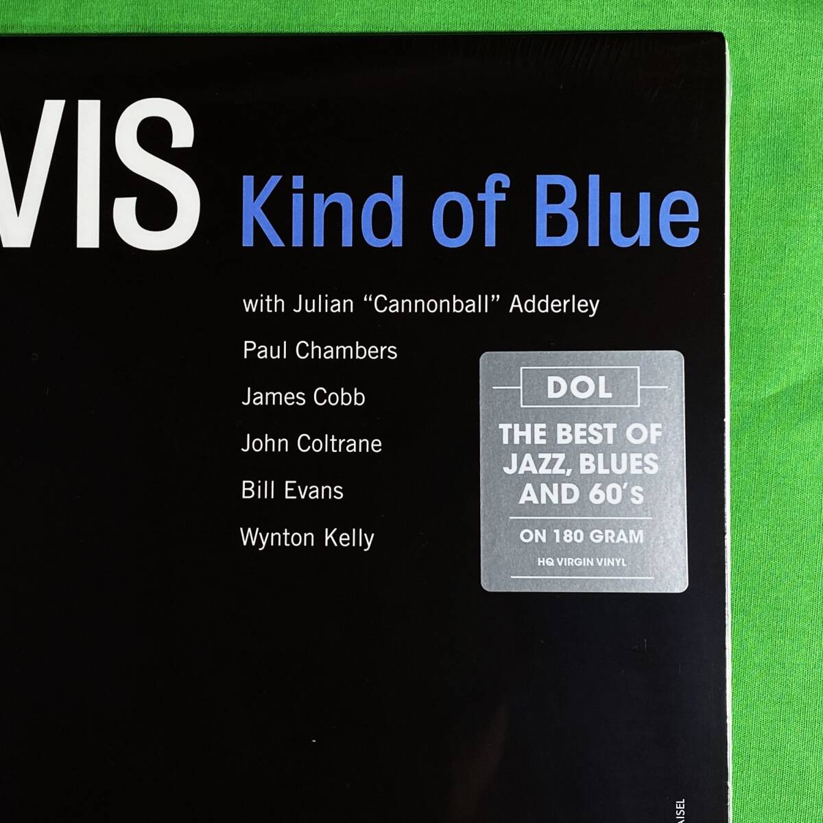 未開封　マイルス・デイヴィス　カインド　送料500円　EU盤　Miles Davis Kind Of Blue Bill Evans Coltrane　高音質180g重量盤　1LP_画像3