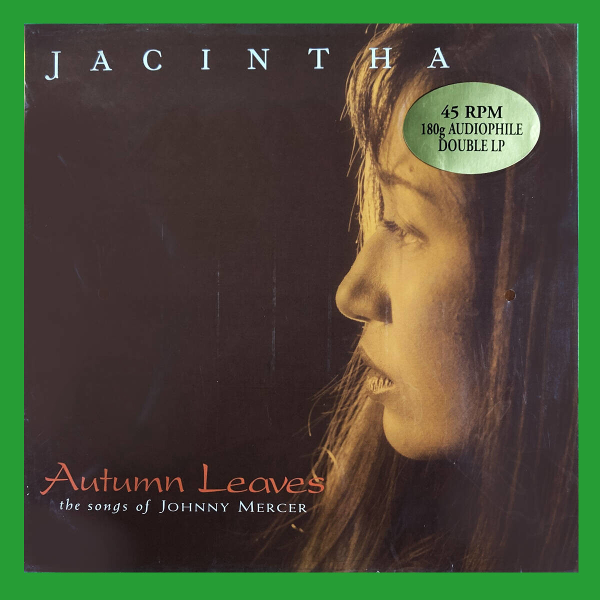未開封 入手激難 2LP 45回転 ジャシンタ 枯葉 極上の女性ヴォーカル 超優秀録音 高音質盤 希少完売品 Jacintha Autumn Leavesの画像1