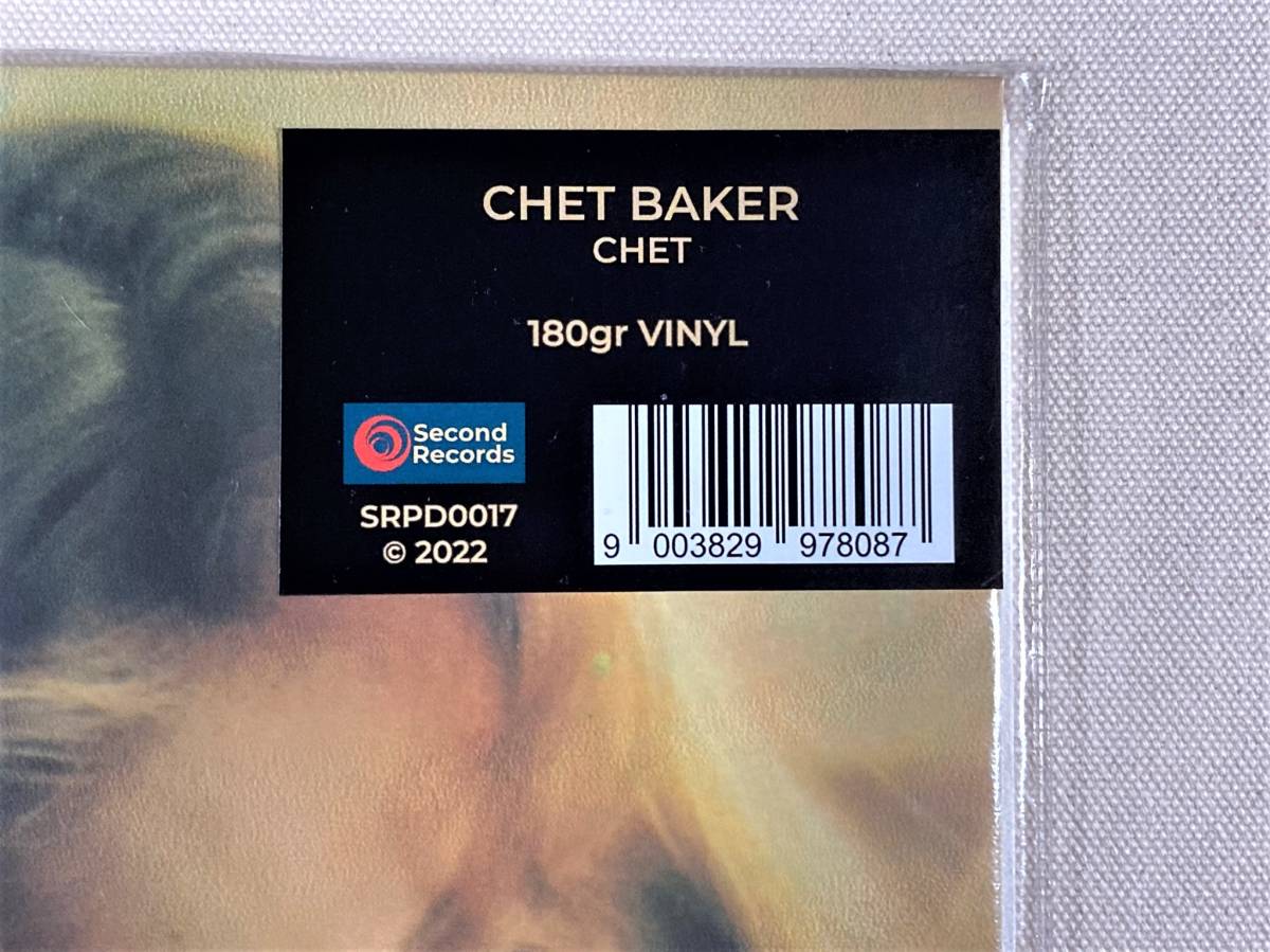 未開封 チェット・ベイカー Chet The Lyrical trumpet of Chet Baker 送料500円 希少品 P美品 EU盤 180g重量盤 限定盤 1LPの画像3