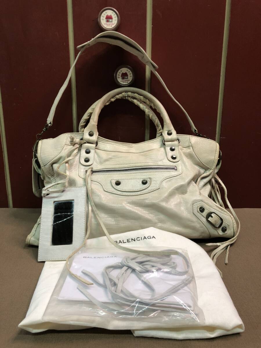 BALENCIAGA/バレンシアガ☆ハンドバック・ショルダーバック・2way☆ザ・シティの画像1