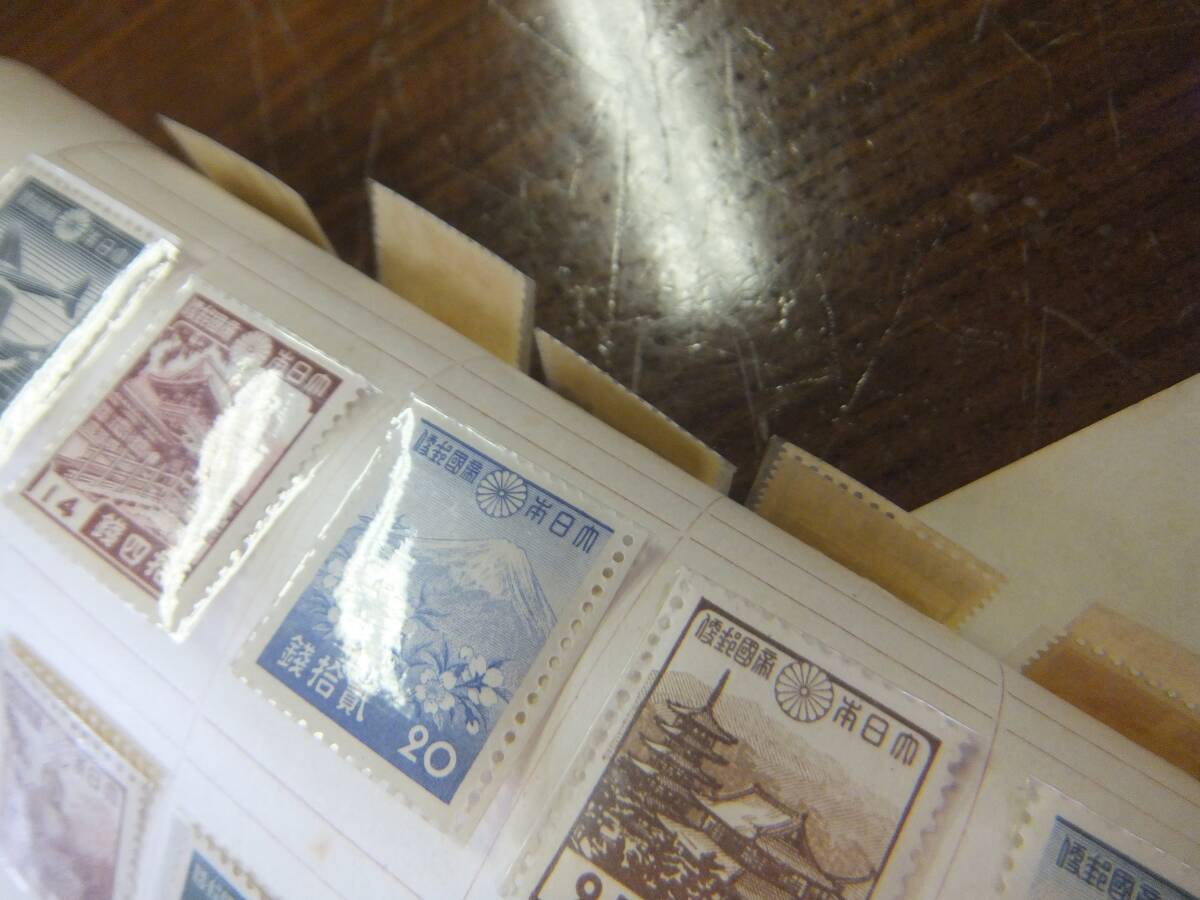 戦前～戦後 未使用 普通切手 １２０枚の画像7