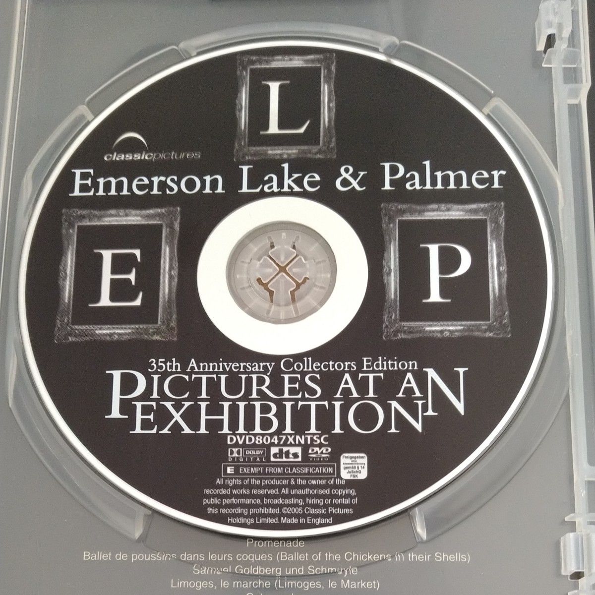 EMERSON LAKE ＆ PALMER PICTURE AT AN EXHBITION 輸入盤 DVD 35周年記念盤