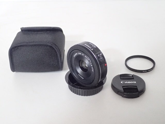 Canon キヤノン AF単焦点レンズ EF40mm F2.8 STM ★ 6DD04-4の画像1