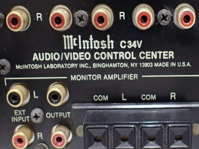 McIntosh C34V マッキントッシュ プリアンプ コントロールアンプ 動作品 エレクトリ正規輸入品 ∬ 6DD10-2の画像5