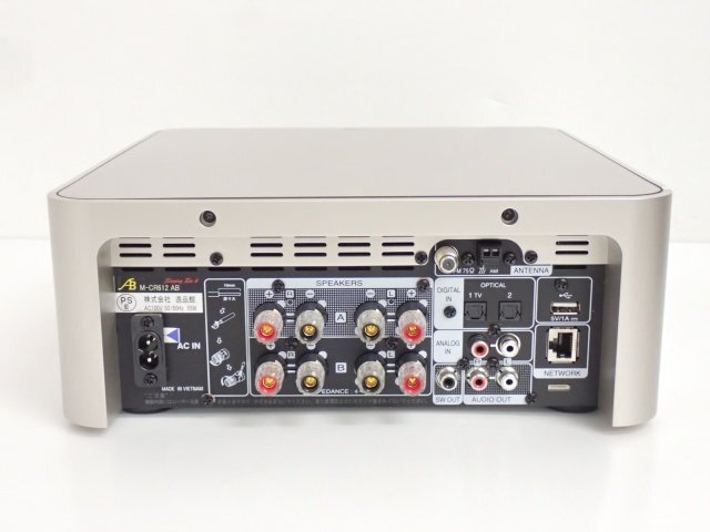 Marantz ハイレゾ対応ネットワークレシーバーCDレシーバー SingingBox6 M-CR612 AB 2021年製 マランツ ◆ 6DA93-18_画像4