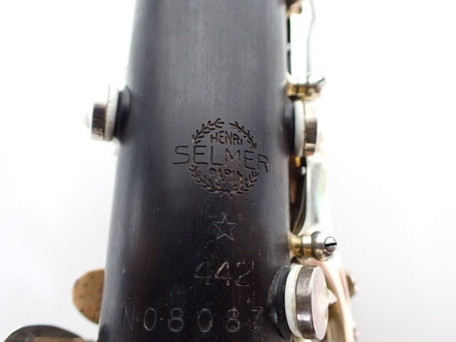 SELMER Signature 442 B♭クラリネット セルマー シグネイチャー 純正ケース付き 木管楽器 △ 6DA65-26の画像4