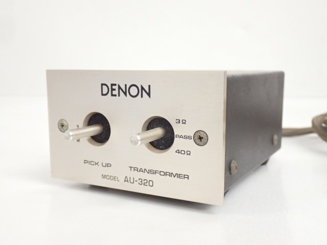 DENON MC昇圧トランス AU-320 デノン デンオン ◆ 6DDD6-3の画像1