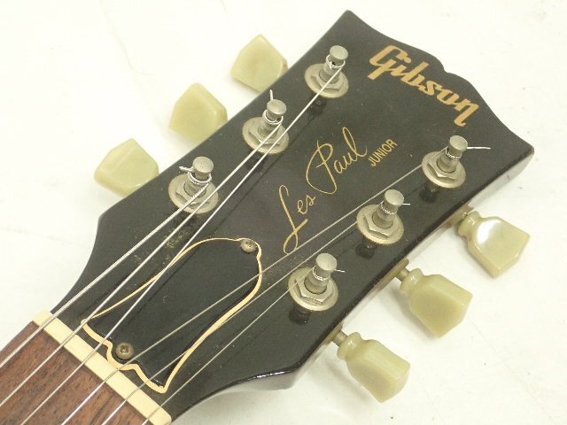 【弦張替済】Gibson ギブソン LesPaul Junior エレキギター レスポールジュニア 1987年製 ハードケース付き ¶ 6DC05-1の画像2