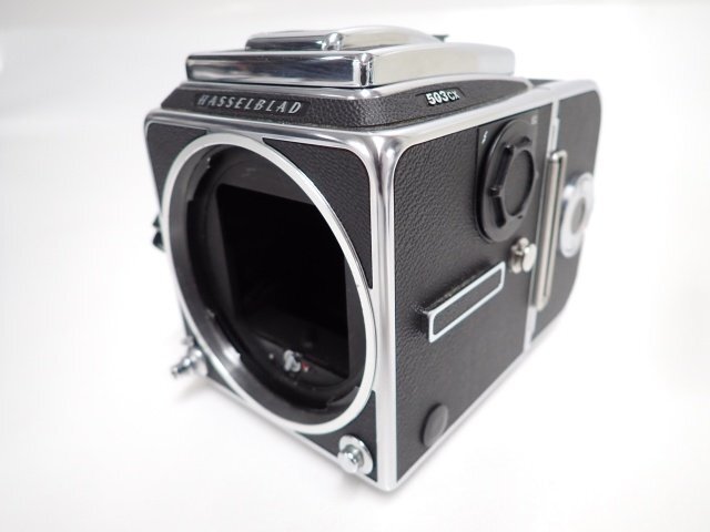 外観良品 HASSELBLAD 503CX + A12 1994年頃 ハッセルブラッド 中判カメラボディ + マガジン グリップ/元箱/説明書付 ∬ 6DDD9-1の画像2