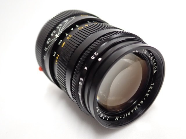 外観良品 Leitz Leica TELE-ELEMARIT-M 90mm F2.8 70周年記念モデル ライツ ライカ テレエルマリート ∬ 6DDCD-2