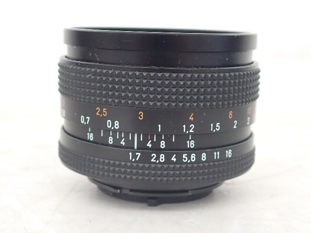 Carl Zeiss 単焦点レンズ Planar 50mm F1.7 T* AEJ コンタックスマウント カールツァイス ▽ 6DE05-7の画像5