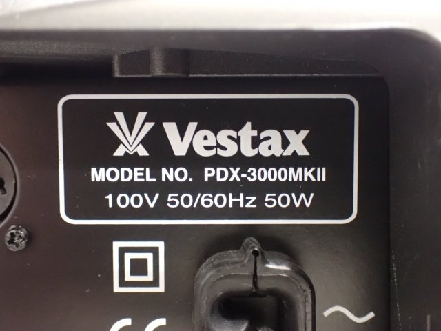 VESTAX ダイレクトドライブDJターンテーブル/レコードプレーヤー PDX-3000MKII ベスタクス ◆ 6DD74-1_画像5