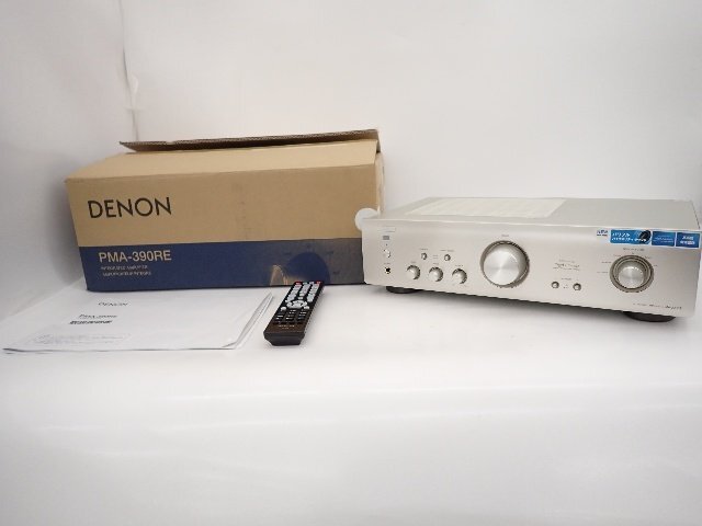 DENON デノン/デンオン プリメインアンプ PMA-390RE 2014年製 元箱/説明書/リモコン付 ∽ 6DD1C-2の画像1