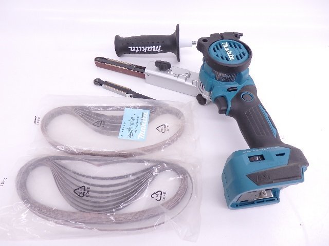 MAKITA/マキタ 9mm 18V充電式ベルトサンダ BS180D 本体のみ 替サンディグベルト付 ◆ 6D771-21の画像1