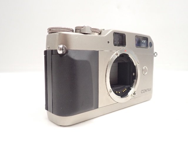 CONTAX フィルムカメラ/AFレンジファインダーカメラ CONTAX G1 ボディ ROM改造済 + ストロボ TLA140 コンタックス ∩ 6DB8B-1の画像2