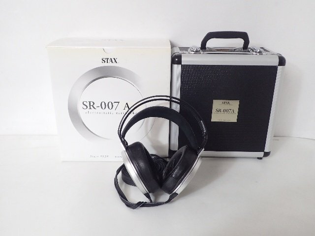 【良品】STAX スタックス イヤースピーカー ヘッドホン SR-007A 元箱付き ★ 6DE9D-5_画像1