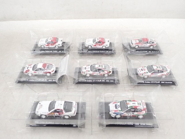 CM's 1/64 ラリーカーコレクション SS.12 TOYOTA RALLY CAR 8個セット 箱付き ▽ 6DC87-9_画像1