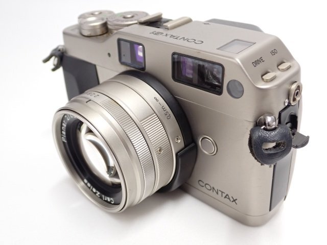 CONTAX G1 ROM改造済 + Planar 45mm F2 T* コンタックス AFレンジファインダーカメラ プラナーレンズ付 ∬ 6DD0E-4の画像2
