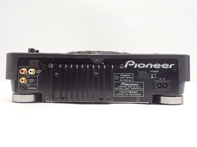 Pioneer パイオニア CDJ-1000MK3 DJ用CDプレーヤー 2008年製 ② ∩ 6DE3E-2の画像4