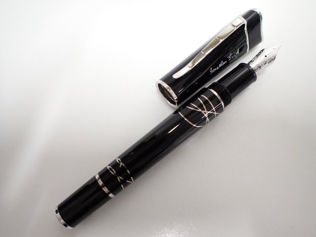 【開封未使用品】 MONTBLANC Jonathan Swift モンブラン 作家シリーズ ジョナサン・スウィフト 万年筆 (18K 750 M 中字) ∬ 6DE62-4の画像2