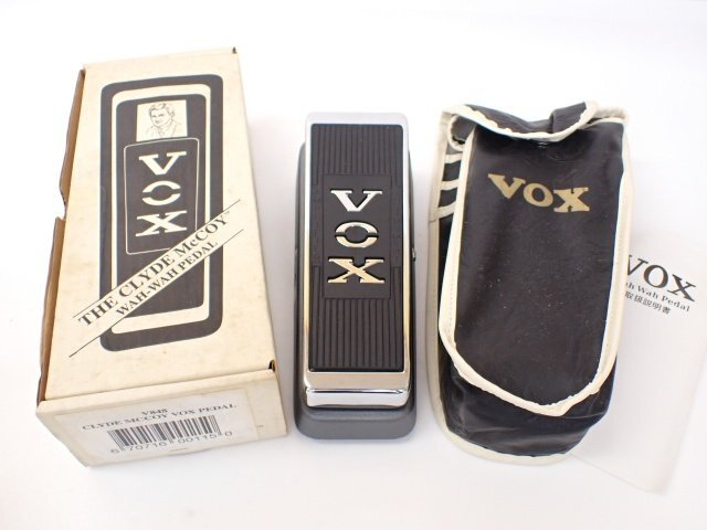 【未使用開封品】 VOX ヴォックス ワウペダル V848 CLYDE McCOY クラウドマッコイモデル エフェクター ソフトケース/元箱付 □ 6DFC7-2の画像1