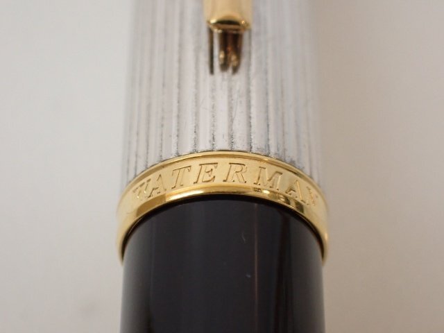 WATERMAN ウォーターマン 万年筆 CARENE カレン・デラックス ペン先 18K 750 M 刻印 吸入コンバーター式 □ 6DDAB-4の画像5