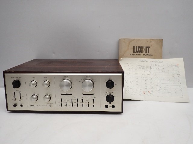 LUXMAN/LUXKIT A3400 真空管コントロールアンプ/管球式プリアンプ ラックスマン 説明書付き ∩ 6DCAD-8_画像1