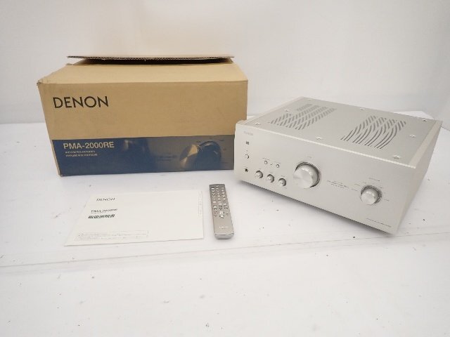 DENON デノン/デンオン プリメインアンプ PMA-2000RE 2013年製 元箱/リモコン/説明書付き ∽ 6DC7F-1の画像1