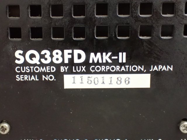 【部品取り】LUXMAN 50CA10 真空管/管球式プリメインアンプ サンパチ SQ38FD MK-II MKII ラックスマン ◆ 6DDCE-1の画像5