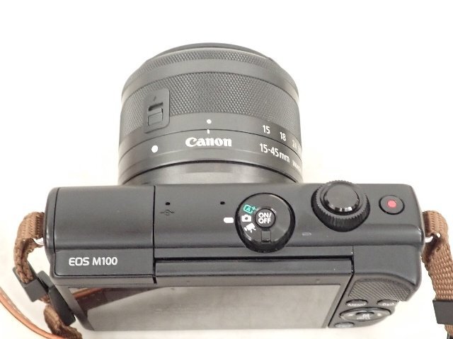 Canon ミラーレス一眼カメラ M100 EF-M 15-45mm F3.5-6.3/EF-M 22mm F2 ダブルレンズキット キャノン ▽ 6E072-1_画像4