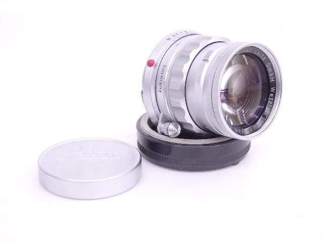 LEICA/ライカ E.Leitz レンズ Summicron 5cm F2 初代・固定銅鏡 前期 ライカMマウント ズミクロン ◆ 6E096-2の画像1