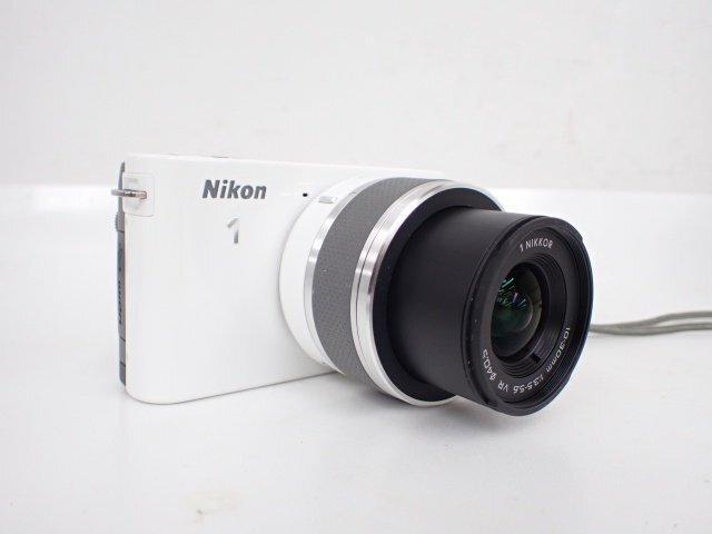 Nikon 1 J1 ダブルズームキット/ミラーレスカメラ ニコン NIKKOR VR 10-30mm f/3.5-5.6 + 30-110mm f/3.8-5.6 レンズ付き △ 6E128-1の画像2