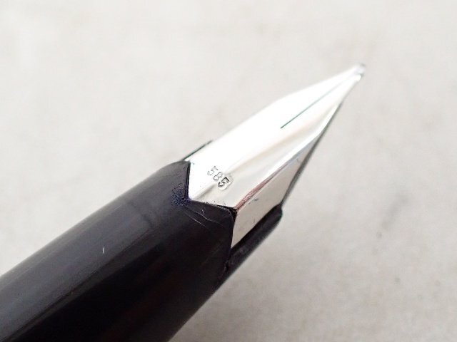 MONTBLANC 万年筆 ペン先 585 シルバー925キャップ モンブラン ▽ 6DEBC-30_画像5