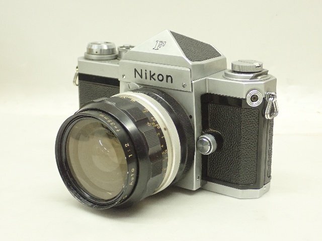NIKON/ニコン フィルム一眼レフカメラ F アイレベル NIKKOR-O Auto F2 35mm/NIKKOR-S F1.4 50mm/NIKKOR-Q F2.8 135mm レンズ ¶ 6DC2E-1の画像3