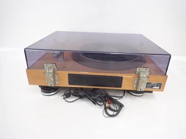 DENON DP-3000/DK-100 ダイレクトドライブレコードプレーヤー デノン/デンオン Fidelity-Research FR-54 トーンアーム搭載 △ 6E0EF-3の画像4