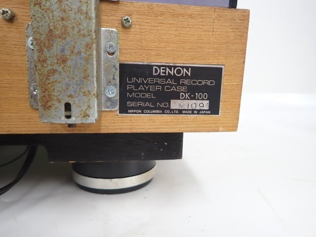 DENON DP-3000/DK-100 ダイレクトドライブレコードプレーヤー デノン/デンオン Fidelity-Research FR-54 トーンアーム搭載 △ 6E0EF-3の画像5