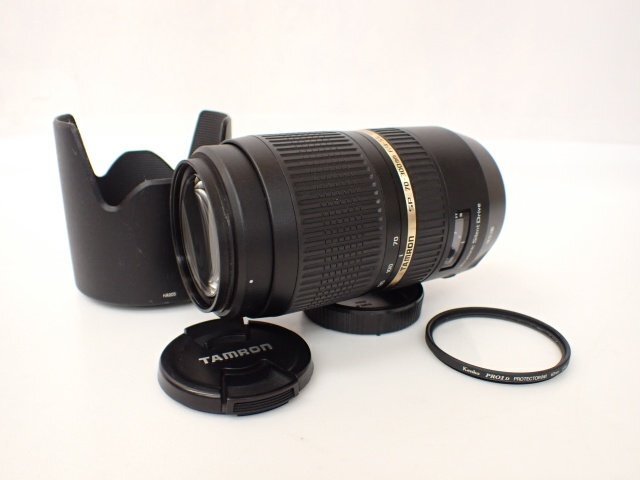 TAMRON タムロン 望遠ズームレンズ SP70-300mm F4-5.6 Di VC USD A005 キヤノンEFマウント Canon □ 6E073-2の画像1