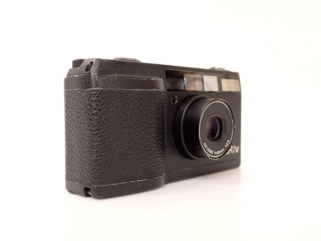 RICOH リコー コンパクトフィルムカメラ GR1V/GR LENS 28mm F2.8 ブラック □ 6E0FC-4